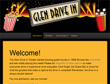 Tablet Screenshot of glendriveintheater.com